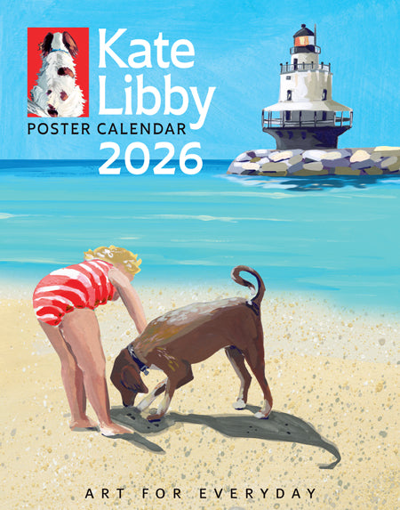 2026 Kate Libby Wall Calendar 11 X 14 Left Bank Gallery AFE KL Cover 1200x1200