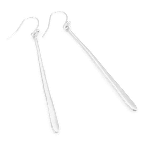 Long Stick Earrings - Sterling Silver