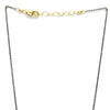 Diamond Gold Tab Necklace