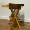 Yardstick Side Table with 2 drawers with horn pulls