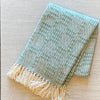 36"x50" Handwoven Cotton Lap Blanket - Green
