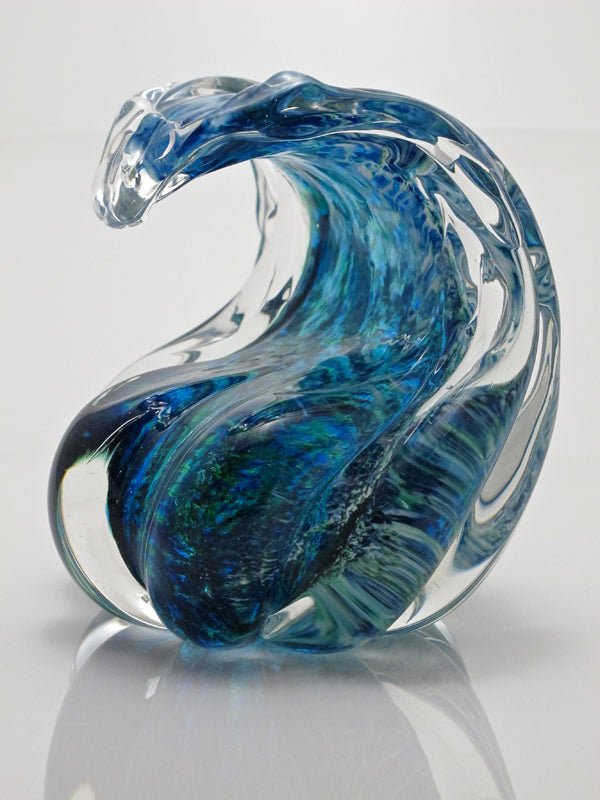 Large Original Glass Wave Sculpture
