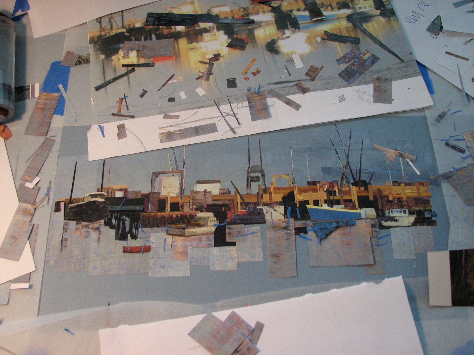 Susan Anthony: The making of a collage