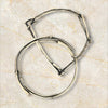 Circle Twig Bangle Bracelet Sterling Silver