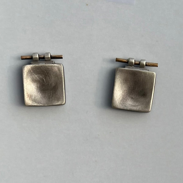 Bar Top Box Post Earrings