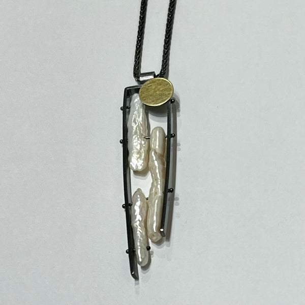 FW14N-BIX Stick Pearl Necklace