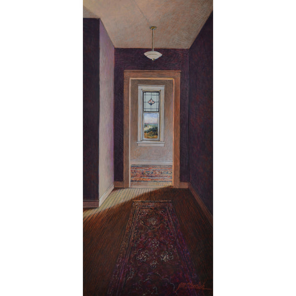 Just Around the Corner  ~  Egg Tempera