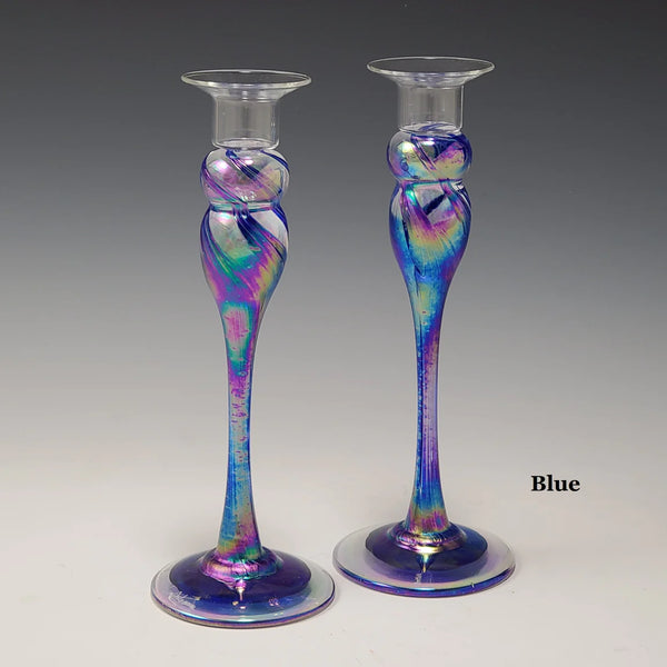 Candlestick Pair - Blue