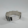 Ladder Cuff Bracelet Aqua/ Black/Slate
