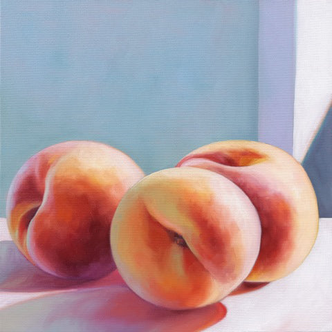 Peaches in the Morning Light