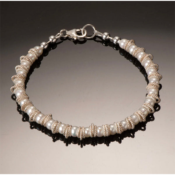 Twisted Pearl Bracelet