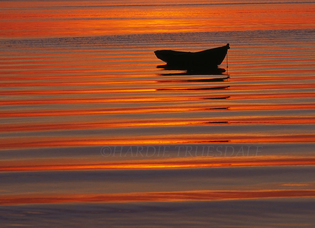 Rowboat Sunrise Little Pleasant Bay