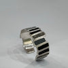 Ladder Cuff Bracelet Aqua/ Black/Slate