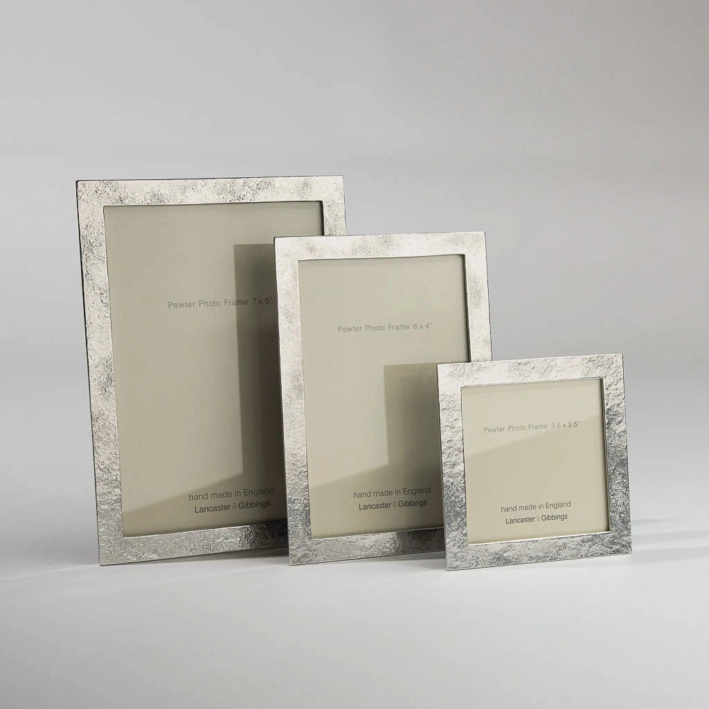 Sandstone Pewter Photo Frame