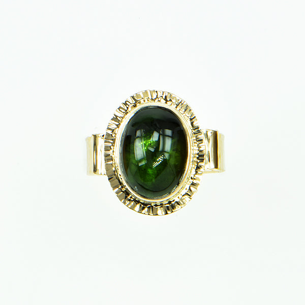 Green Tourmaline 5.60 ct. Ring