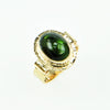 Green Tourmaline 5.60 ct. Ring