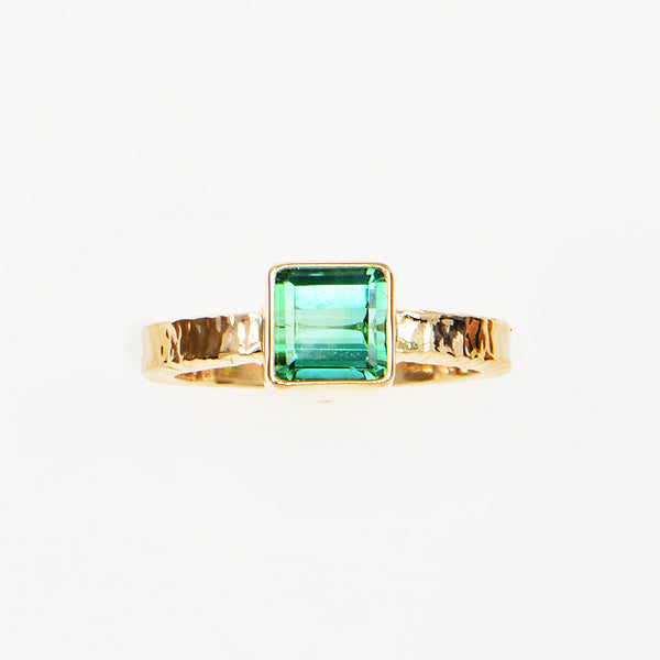Indicolite Tourmaline 2.10 ct. Ring