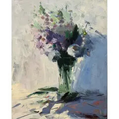 Snapdragons, Peonies and Tiny Mums 30x24/31x25