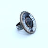 Acid Etched Black Ring