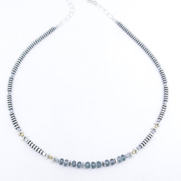 Gray Mystic Topaz Necklace