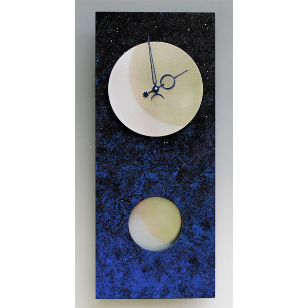 Moon at Night Pendulum Clock - 24"