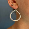 Medium Wide Open Drop Earrings