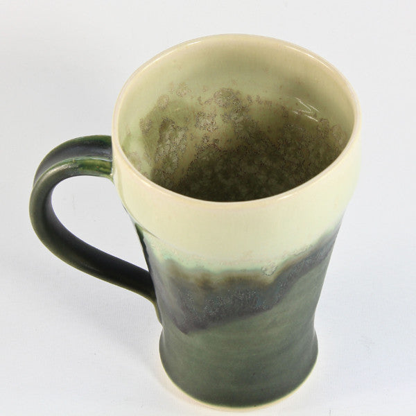 Alison Evans Tall Coffee Mug, Mint & Tortoise