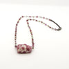 Necklace with Tourmaline in Quartz on Sapphire Chain