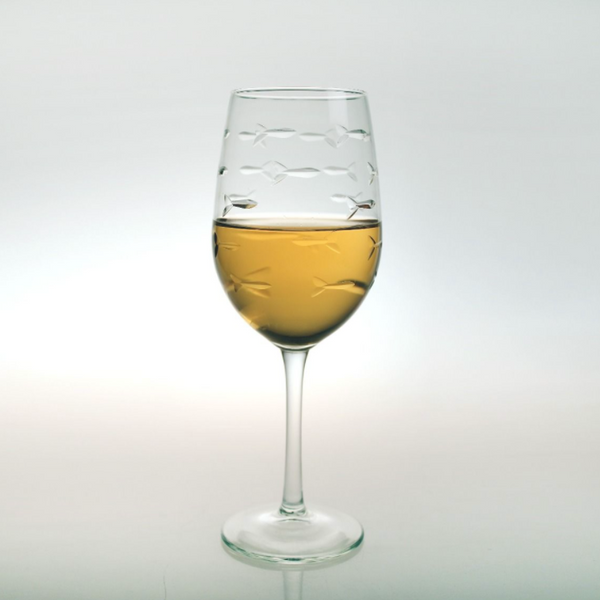 School of Fish White Wine Goblet