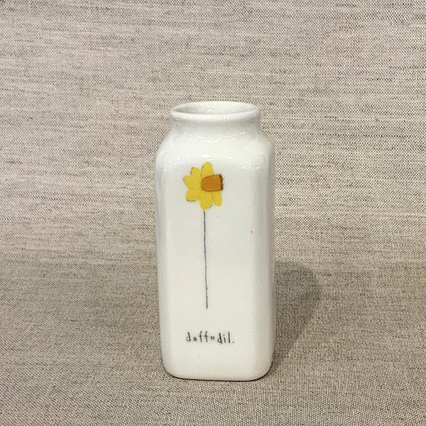 Small Modern Vase - Daffodil  4.5"