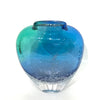 Medium Flat Closed Mouth Seafoam Vase