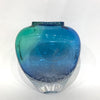 Medium Flat Closed Mouth Seafoam Vase