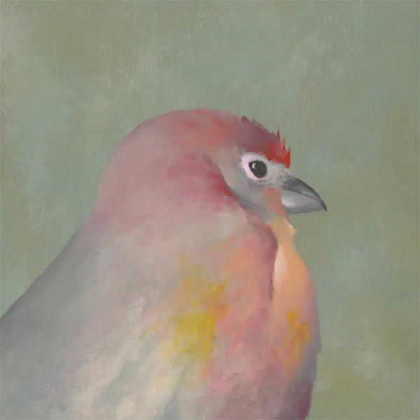 Fictional Finch 6 x 6 Panel