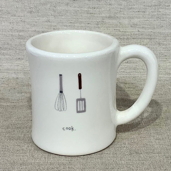 Cook (whisk/spatula) Camp Mug 4"