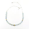 Aquamarine and Apatite Necklace