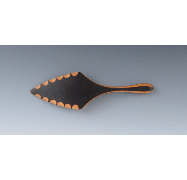 Blackened Fluted Pie Server