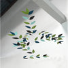 Stylized Leaf Mobile  "Bold Reflection"