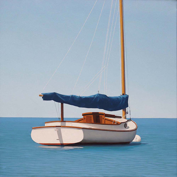Catboat on a summer afternoon