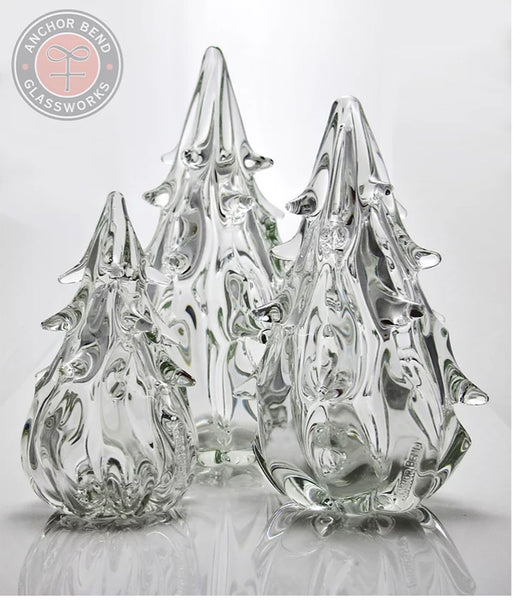 Clear Glass Tree Sculpture