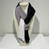 Rayon Scarf - Cream/Chrome/Black