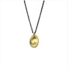 Diamond Gold Tab Necklace