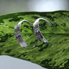 Back-and-Forth Hoop Earrings