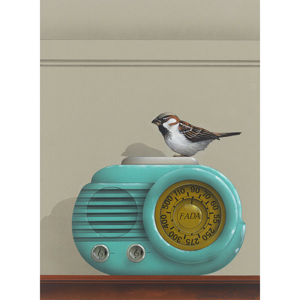 Radio Flyer II  Turquoise FADA Radio- giclee print