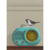 Radio Flyer II  Turquoise FADA Radio- giclee print