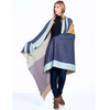 Alpaca Reversible Throw-Indigo Gold