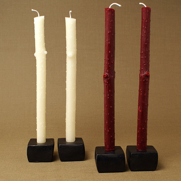 Forged Square Iron Candleholder