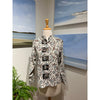 Mid Length Ivory Sage Floral Shirt