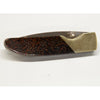 Liner Lock Knife with Clip - Wooly Mammoth Bone