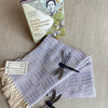 36"x50" Handwoven Cotton Lap Blanket - Lavender