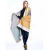Alpaca Reversible Throw-Mustard Weed